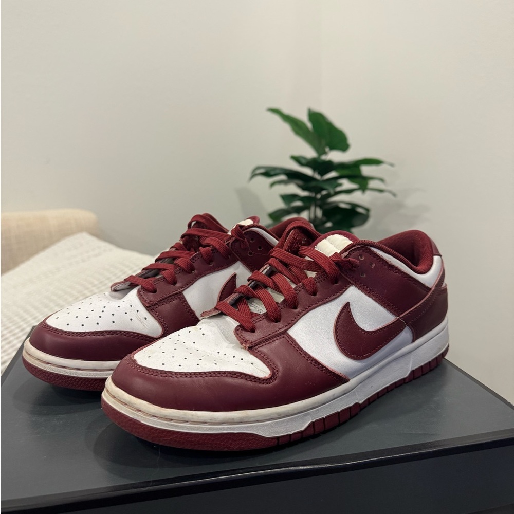 Nike Red and White Dunks